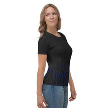 Load image into Gallery viewer, Circuit Board All-Over Print Women's T-Shirt