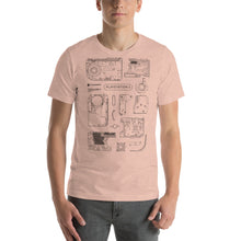 Load image into Gallery viewer, Black PlayStation 5 Sketch Unisex T-Shirt